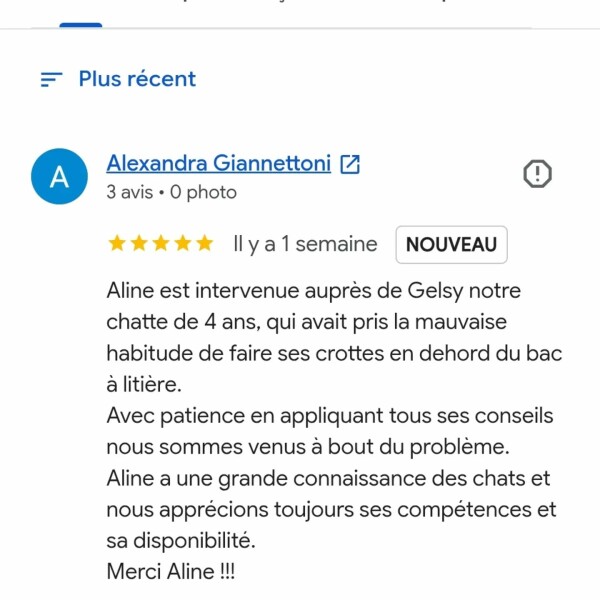 Un avis qui fait chaud au cœur